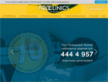 Tablet Screenshot of neo-clinics.com